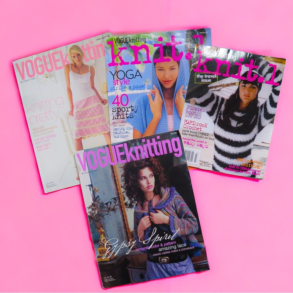 Y2K Vogue Knitting Magazines | Crochet